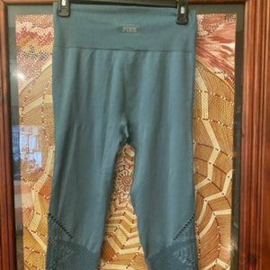 GREEN LEGGINGS HIGH RISE STRETCHY PULLON SKINNY LEG
